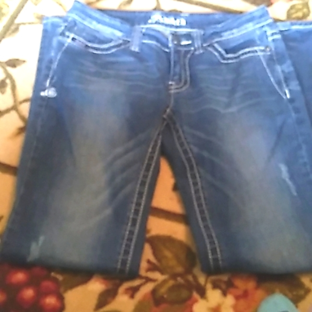 Adiktd Size 6 Waist 29 BLUE Jeans